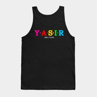 Yasir - Well To Do. Tank Top